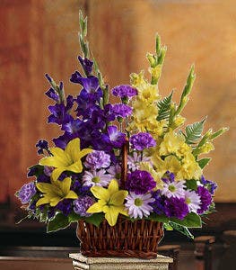 Basket of Memories Floral Arrangements