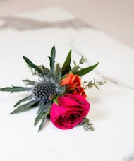 Thistle Boutonniere