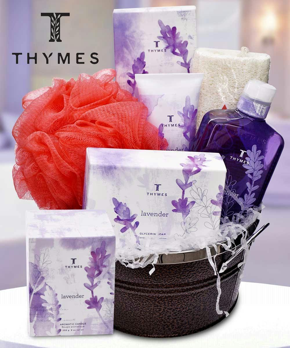 Thymes Spa Gift Basket Gifts Holiday Basket Beneva Flowers