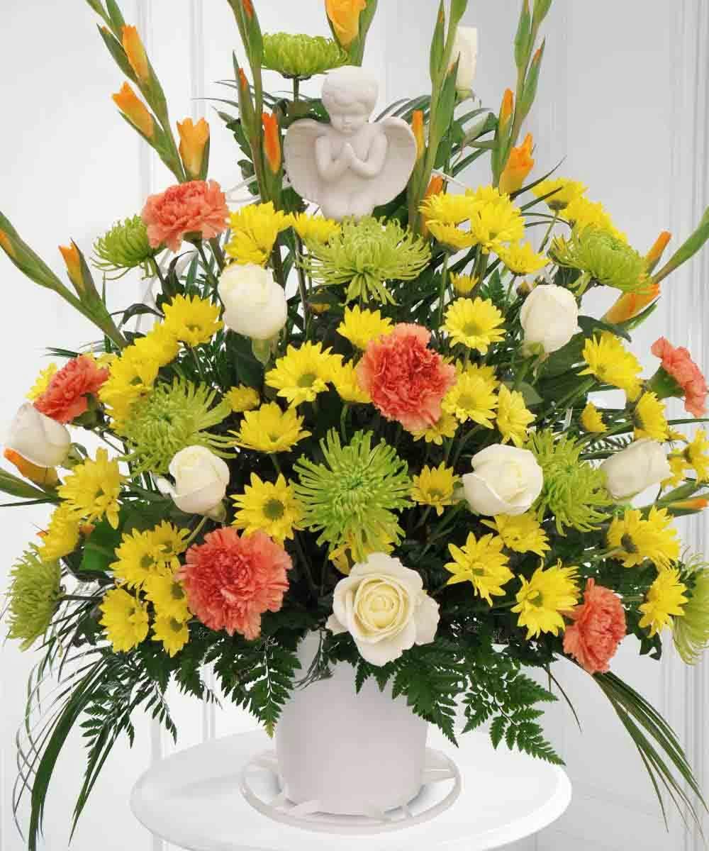 Angel Basket Sympathy Beneva Flowers Sarasota Florida Florist 34238