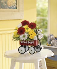 Baby Boy's First Wagon Bouquet