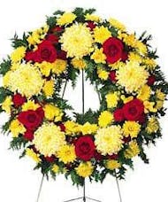 Standing Funeral Wreath (Traditional)